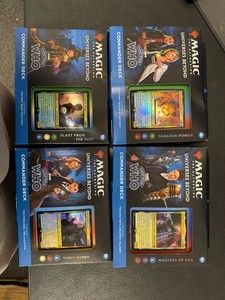 doctor who mtg commander decks Doctor Who Commander Decks