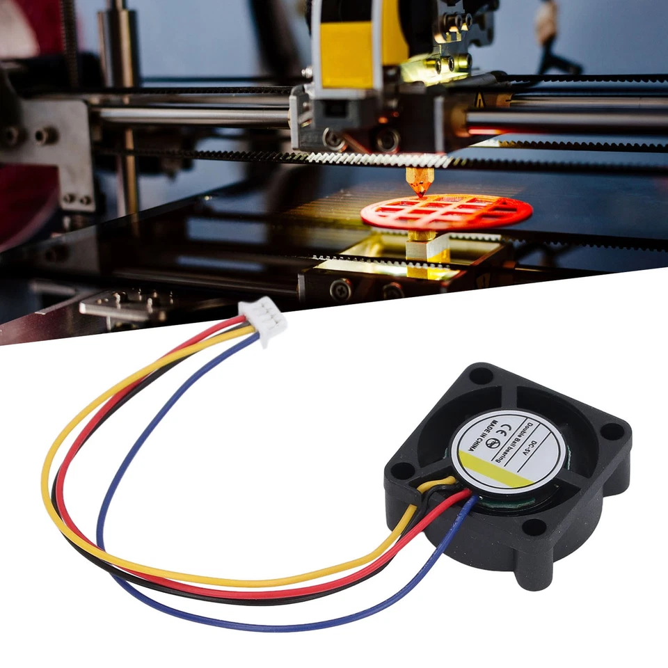 3D Printer Ball Cooling Fan Good Heat Dissipation 0.13A PWM Temperature Control - Image 2 of 4