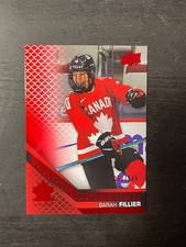 Sarah Fillier 2022 Upper Deck Team Canada Prospectus Momentos #PM-49 /549 🇨🇦📈