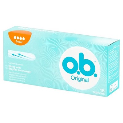 O.B. Original Super Tampons, 1 Packung - 16 Stück