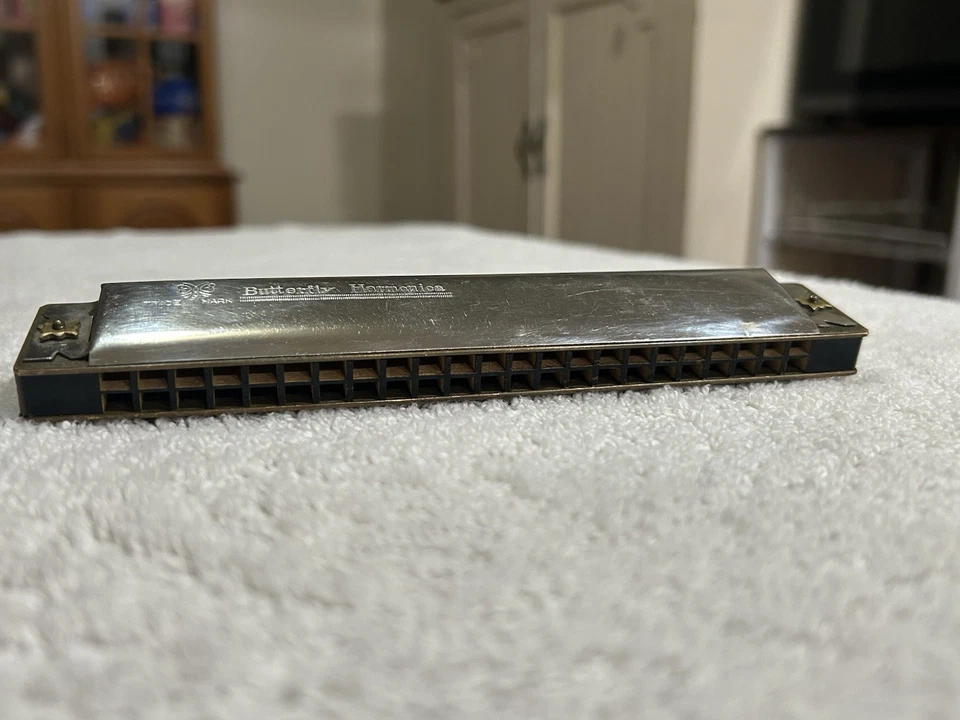 Marca armónica mariposa octava banda Yamaha vintage Foto 3 de 4