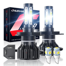 For Toyota Aygo 2005-2013 2x H4 LED Headlight Bulbs High Low Beam 6000K White