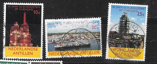 NETHERLANDS ANTILLES #SC# 292-4 1965 CURACAU COMMEMORATIVES STAMP LOT SET