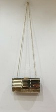 Borsa donna a spalla con tracolla LOVE MOSCHINO in metallo argento ecopelle nero