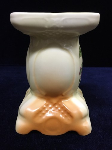 Vintage Porcelain Pedestal with hand painted roses 11.5cm - Picture 8 of 8