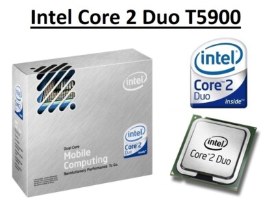 Intel Core 2 Duo T5900 SLB6D Dual-Core-Prozessor 2,2 GHz, Sockel P, 35 W CPU