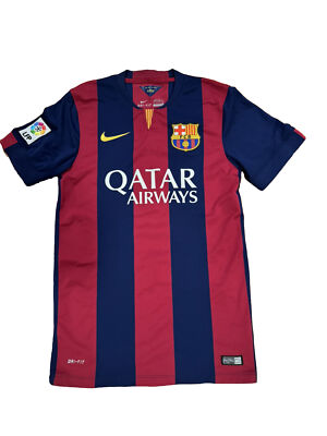 Nike FC Barcelona Jersey 2014-2015 Home Shirt Mens Small 610594