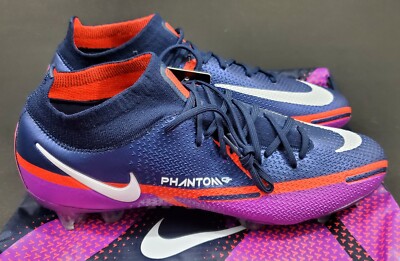Nike Phantom GT2 Elite DF FG, Navy/Purple/White, Size 7.5 (CZ9889