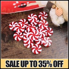 100 PACK XMAS CANDY CANE CHRISTMAS TREE DECORATION HANGING BAUBLE ORNAMENT GIFT
