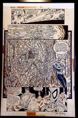 Amazing Spider-Man #314 pg. 8 by Todd McFarlane 11x17 FRAMED Original Art Print 