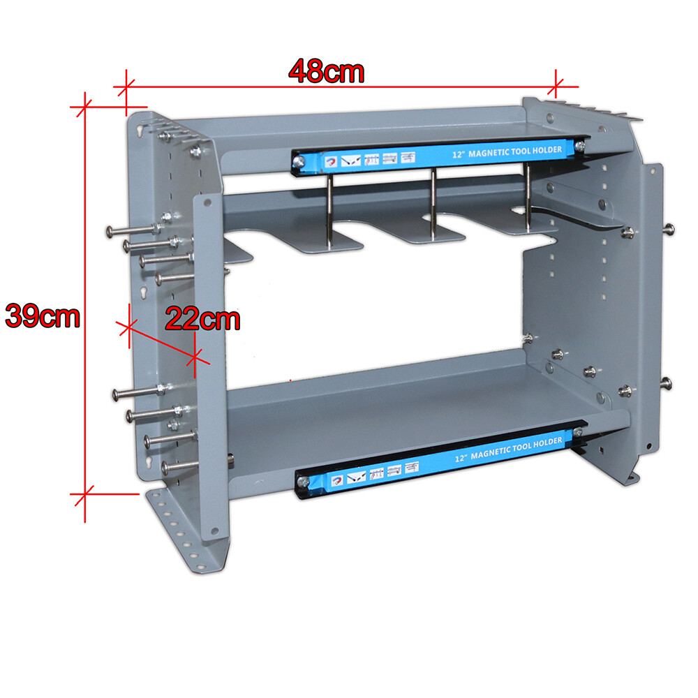 1pc Tool Rack Wall/Desktop Tool Rack Three-layer Rack 12