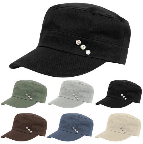 Baseball Cap Damen Kappe Schirmmütze Mütze Kappe Military Style - K006