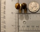 TIGER EYE CABOCHON CUFF LINKS  - Gold-Toned Setting — photo 4