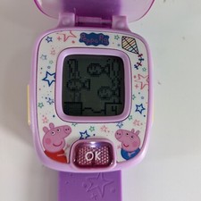 VTech Peppa Pig Learning Watch Pink Purple Activity Games with Sound