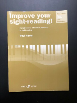 ''IMPROVE YOUR SIGHT- READING!'' by Paul Harris,Level 3 Music-Book.40 pages 2008