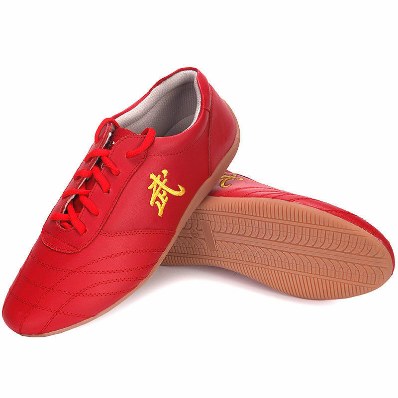 Leather Martial Arts Shoes Kung Fu Tai Chi Sneakers Unisex