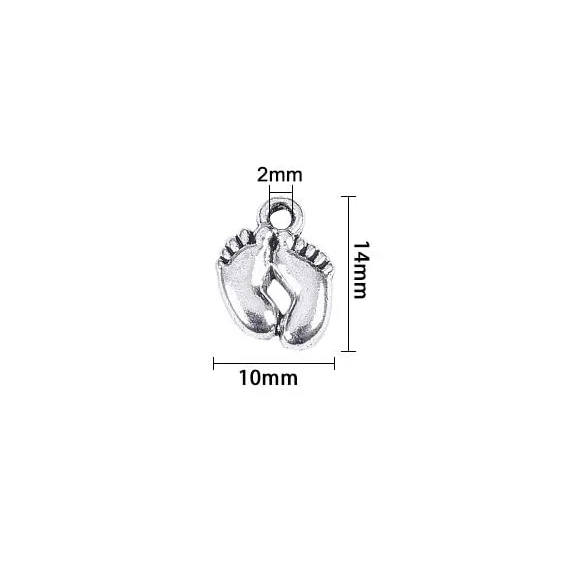 Collana chiama angeli gravidanza con PIEDINI Argento Mamma Donna incinta piedi - Immagine 3 di 4