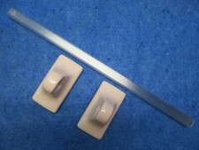 Vintage 1970s Retro Pink Porcelain Bathroom Towel Holder Rack