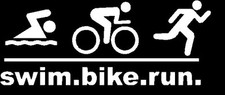 Swim Bike Run Triathlon Vinyl Decal Sticker Car Window Triathlon Swim Bike Run Triathlon Vinyl Decal Sticker Car Window Triathlon