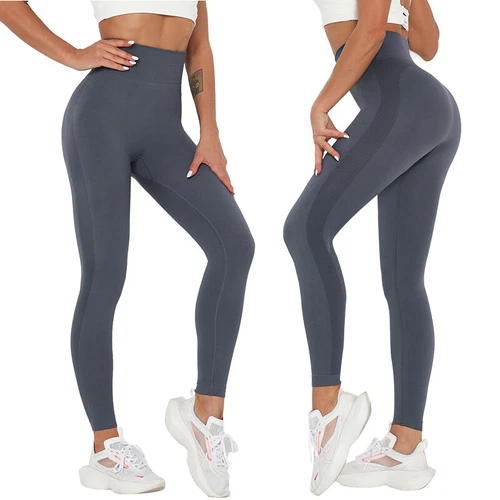 Damen Anti Cellulite Yoga Hose Leggings Kompression Push Up Fitness Gym Leggins` - Bild 22 von 39
