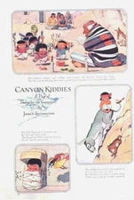 CANYON KIDDIES Magazine Page James Swinnerton Pueblo Indian Flycatcher -E8A-8