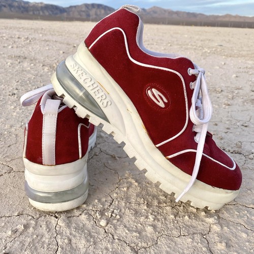 retro platform sneakers