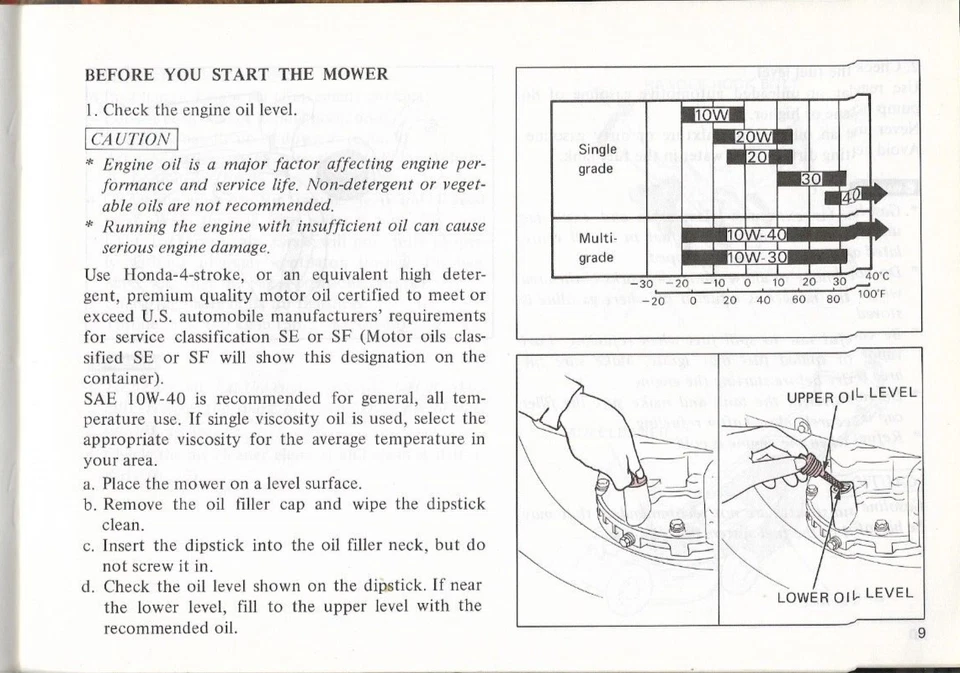 Роторная газонокосилка HONDA HR194 NO Руководство пользователя 31VA5000 Specifications 1983 - Изображение 3 из 3