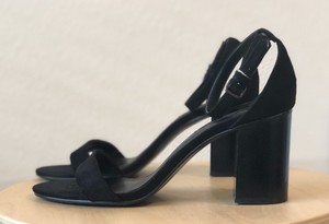 single strap block heel