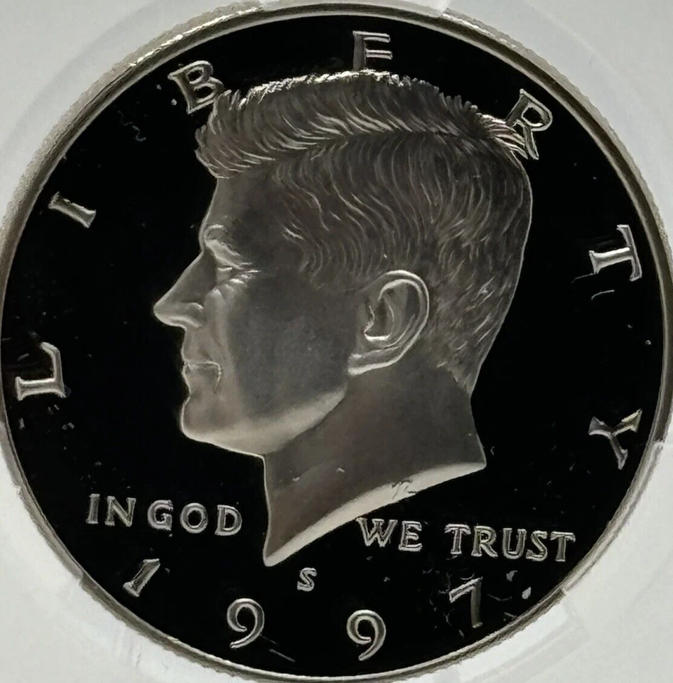 1997 S 50c Kennedy Half Dollar Proof PR 70 DCAM CAC #1086 - Image 2 of 4