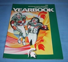 Michigan State Spartans 1999 Football Yearbook Plaxico Burress Bill Burke