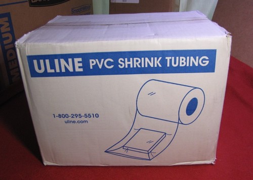 Uline 100 Stärke 5 "Breite 3000 ' Fuß PVC Schrumpffolie Schlauch S-7312 2 Rollen à 1500 ' - Bild 3 von 8