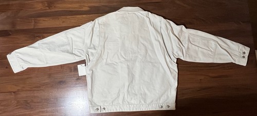 Giacca cappotto da lavoro Aime Leon Dore ALD Trapunto in betulla argento taglia XL SS23 - Foto 2 di 9