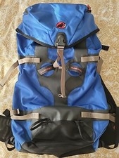 Mammut Flight 35L Backpack Pack Ski Snowboard Daypack Butterfly EUC Bright Blue