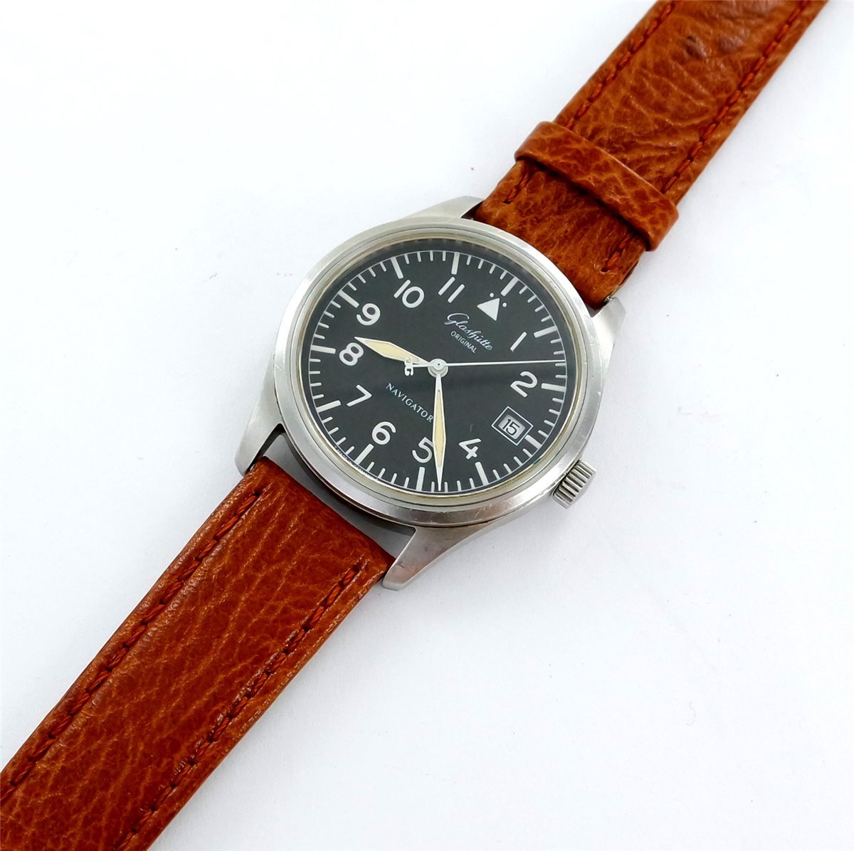 Glashütte Original Navigator Fliegeruhr Box Papiere 10-33-07-07-04