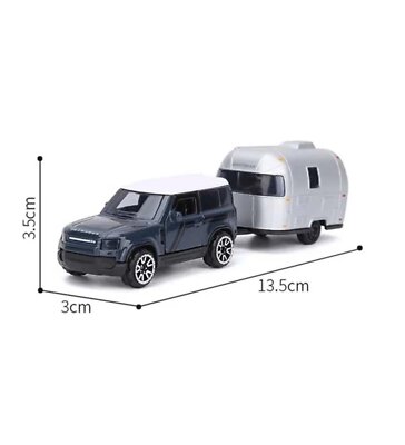 Land Rover Defender 90 Airstream Sport 16 Majorette Trailer 2022