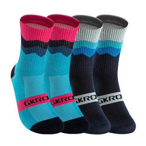 4 Pairs Bike Socks Men Nurse Compression Cycling for Women Mtb Guard Socks New - Picture 17 of 36