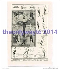 Skating Diagrams, Book Illustration (Print), c1907