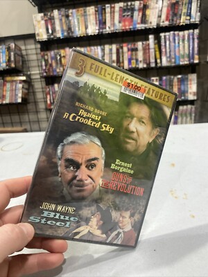 NEW SEALED Against A Crooked Sky/Guns Of The Revolution/Blue Steel RARE DVD