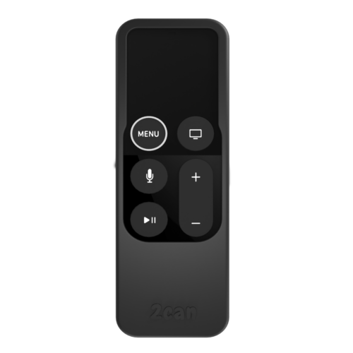 2Can Smarty Case with Tracker for Apple TV 4K Remote Find your Lost Remote Black - Picture 1 of 7