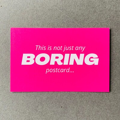 Martin Parr Boring Postcards - Book & Postcard!