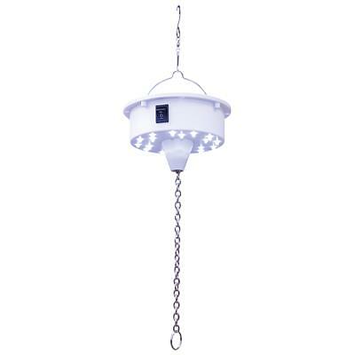 FXLAB Akku Spiegelkugel Motor weiß inkl. LED Licht mit Fernbedienung