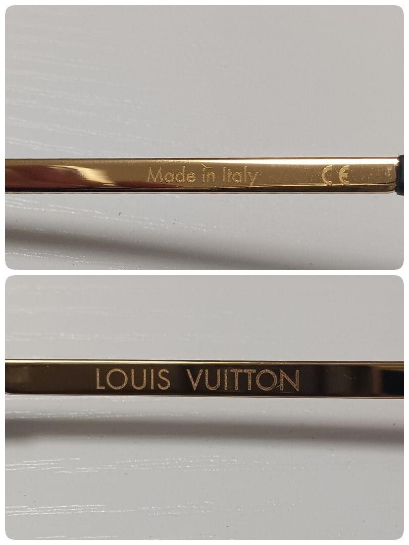 Louis Vuitton Sunglasses Z1036E Women's Black & Gold