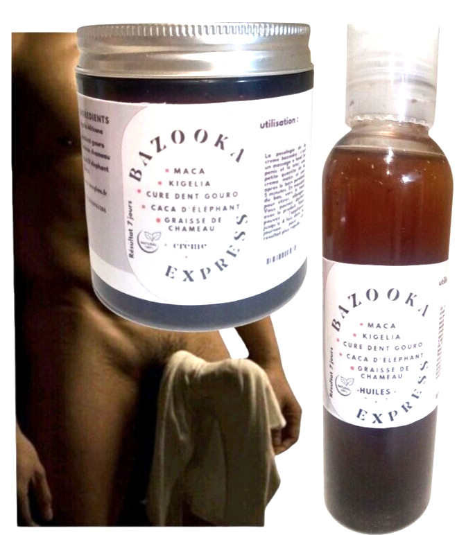 Beurre Bazooka Express 100% Naturel kit de massage quotidien pour homme 2 pots