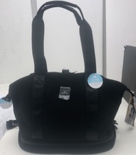 Baby K'Tan Flex Convertible Baby 3 way to wear, 9 pocket Diaper Bag black Mesh