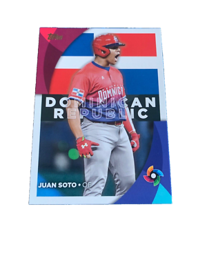 2023 Topps Juan Soto World Baseball Classic Dominican Republic