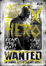 2016 Batman Vs Superman Wanted Poster The Dark Knight DC Ben Affleck 🦇
