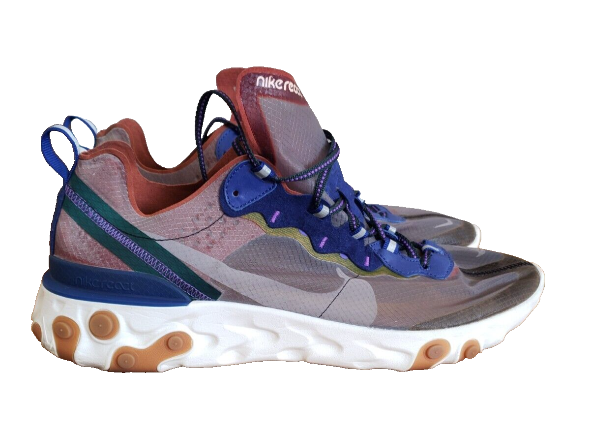 Nike React Element 87 'Dusty Peach' Shoes Mens US Size 13 EUC Cork