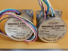 Astrosyn Miniangle Stepping Motors Qty 2 NOS 23LMN-A202 4V/Phase 1.1A/Phase