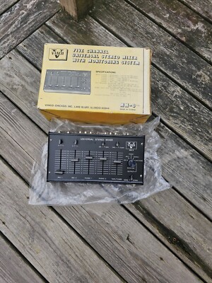 Vanco Universal Stereo Mixer MM-8 (UNTESTED), No Power Cord
