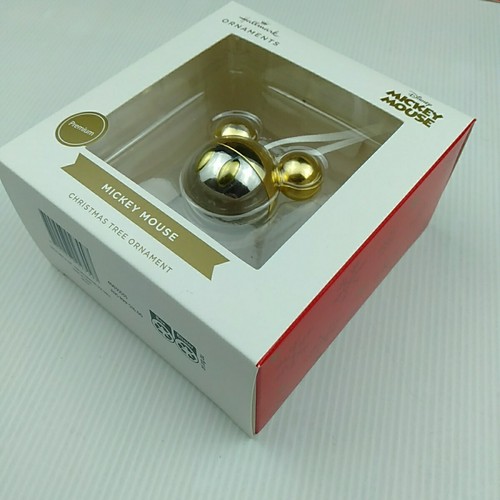 Hallmark Ornaments Mickey Mouse Christmas Tree Bauble Decoration Premium Gold - Picture 4 of 4